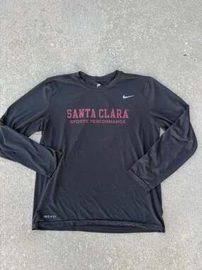 🔴 Nike Santa Clara Sports Performance Dri-FIT Long Sleeve Shirt Large